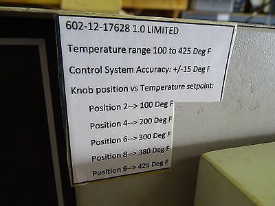 Lab-Line Squaroid 3618 Vacuum Oven w/ Nitrogen Purge port N6