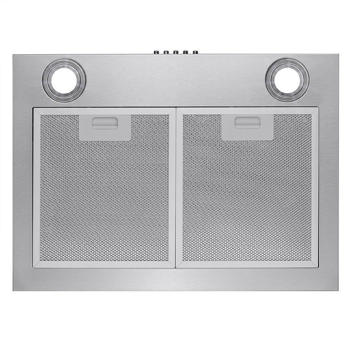 Perfetto Kitchen and Bath 36" Convertible Wall Mount Range Hood in Stainless Steel with LEDs, Push Controls &... N6