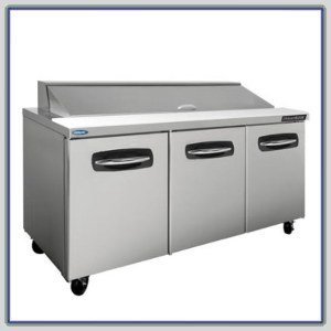 Nor-Lake NLSP72-18 Sandwich Prep Table (20 cu ft)