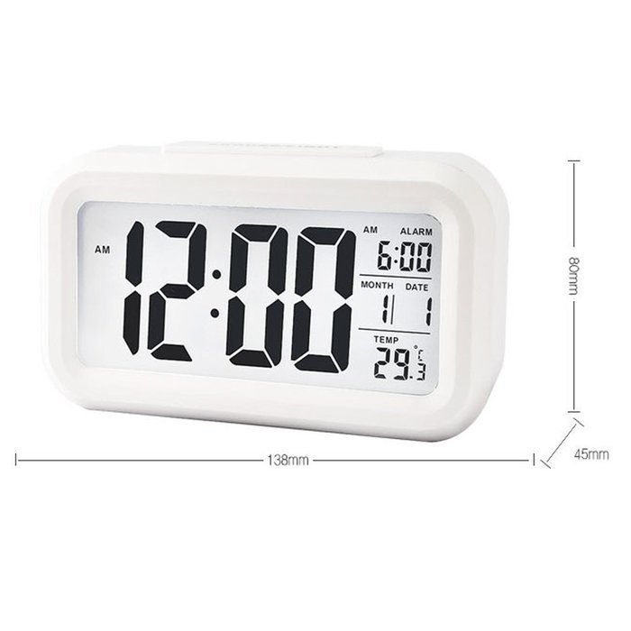 Wake You up Morning Clock Low and Soft Light That Won't Disturb the Sleep,progressively Louder Wakey Alarm Clock... N6