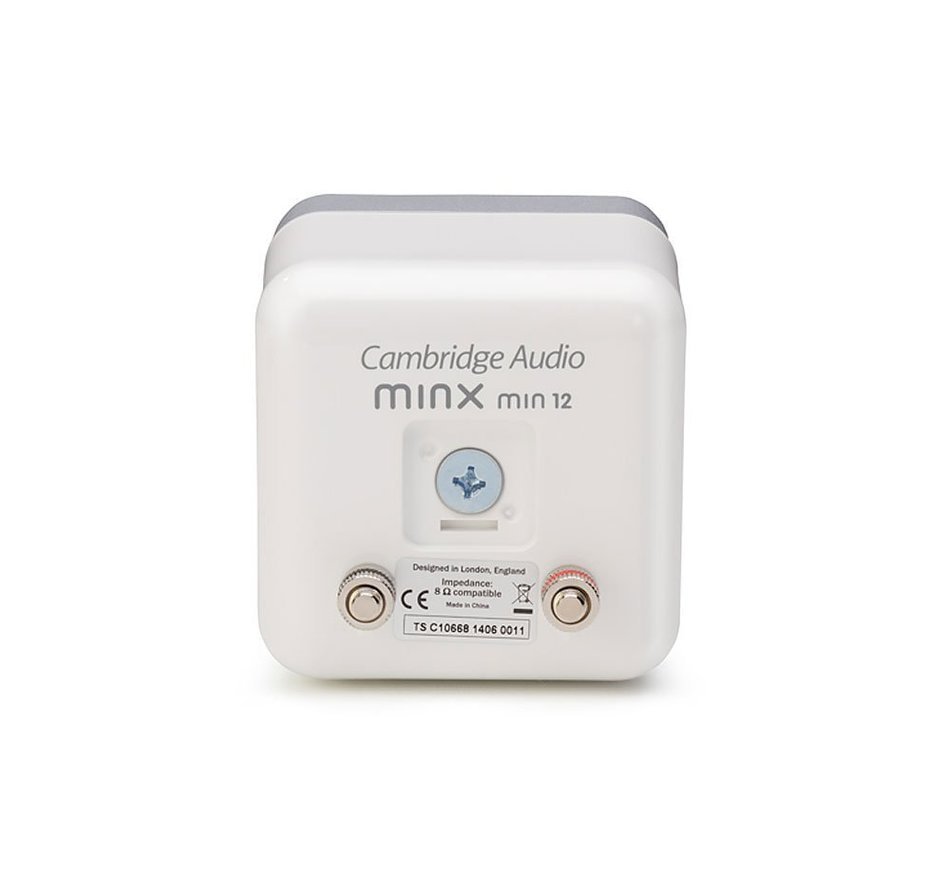 Cambridge Minx Min 12 Satellite Bookshelf Speaker - Each (White) N2