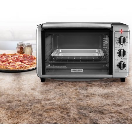 Black & Decker Dining In Countertop Convection Oven /Model:TO3210SSD/Color: Black N5
