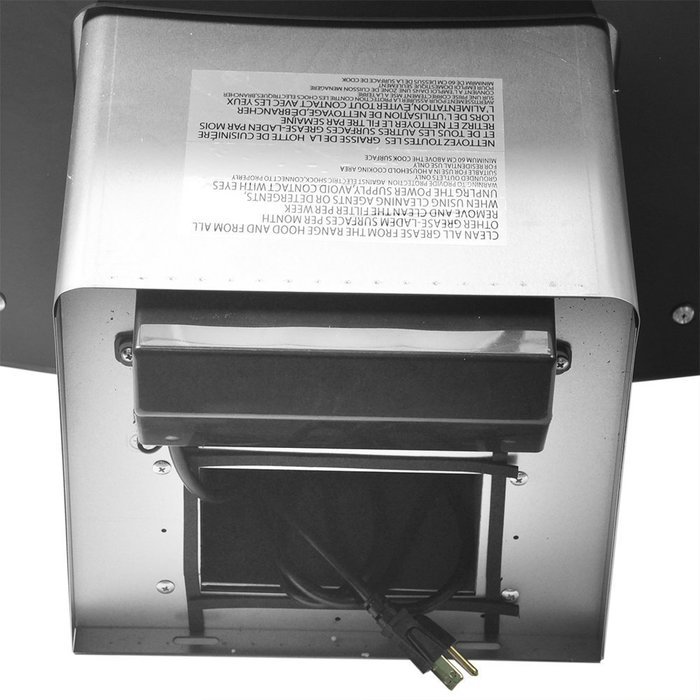 toyofmine 30" Kitchen Wall Mount Stainless Steel Glass Range Hood Stove Vents Touch Panel + 1x Filter N8