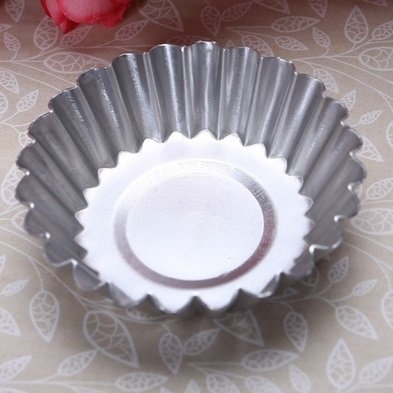 5 Sizes Egg Tart Set Aluminum Cupcake Cake Cookie Lined Mould Tin Baking Tool (10Pcs 7cm.) N2