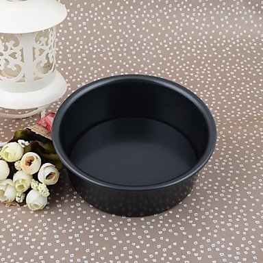 QINF 5 Inches 14.5CM*14.5CM*5CM Black Non-Stick Live Bottom Cake Mold Aluminum Die N2