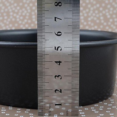 QINF 5 Inches 14.5CM*14.5CM*5CM Black Non-Stick Live Bottom Cake Mold Aluminum Die N4