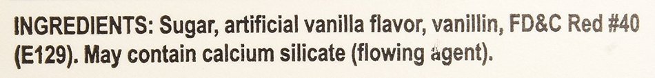 Gold Medal 3202 Pink Vanilla Flossugar, 1/2 Gallon Carton N5