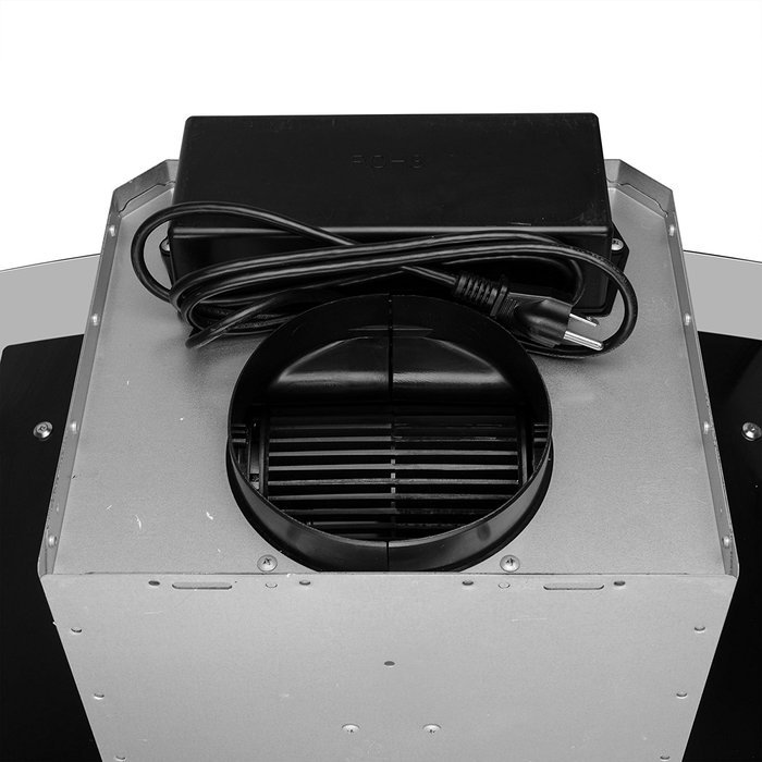 Perfetto Kitchen and Bath 36" Convertible Wall Mount Range Hood in Stainless Steel with LEDs, Push Controls &... N8