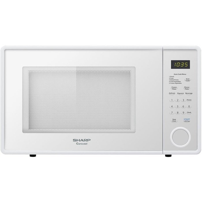 REFURBISHED R309 Series Mid-Size 1.1 Cu. Ft. 1000W Microwave Oven in Smooth White
