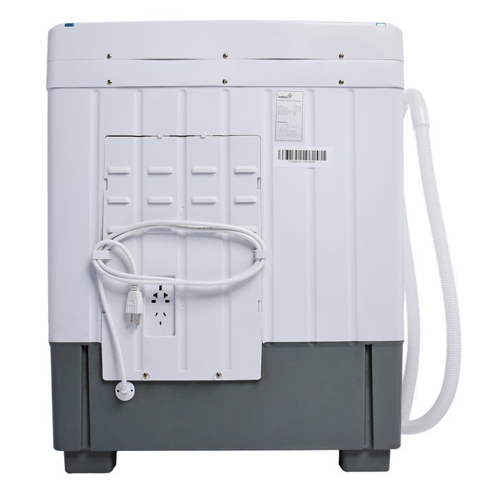 Ivation Small Compact Portable Washing Machine &ndash; Twin Tub Washer & Spin with 12.12 Lb. Wash Capacity & 7.7 Lb.... N9