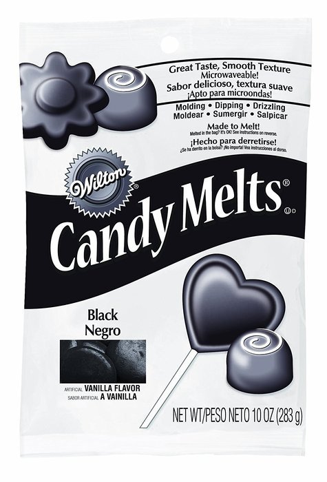 Wilton 1911-422 Candy Melts, 10-Ounce, Black