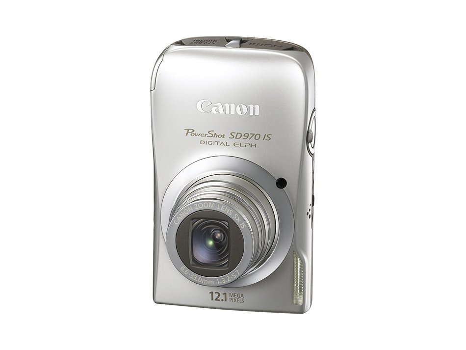 Canon PowerShot SD970IS 12.1 MP Digital Camera with 5x Optical Zoom and 3.0-inch LCD (Silver) N3