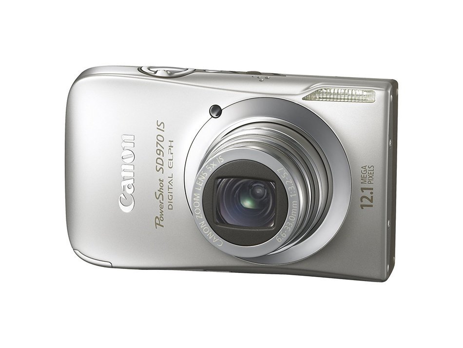 Canon PowerShot SD970IS 12.1 MP Digital Camera with 5x Optical Zoom and 3.0-inch LCD (Silver) N4