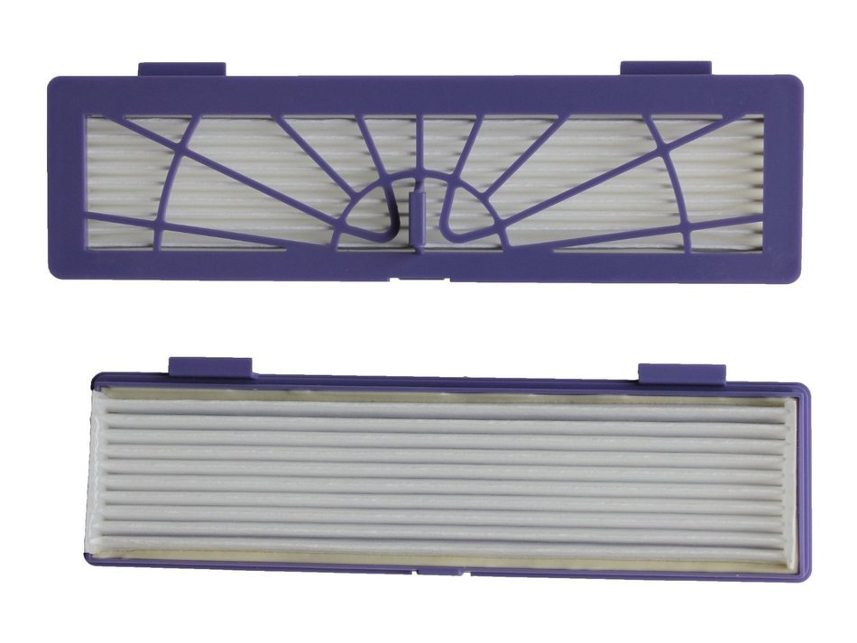 SHP-ZONE 2 Side Brushes & 2 High-Performance Filters replacement for Neato BotVac Series 945-0123 N2
