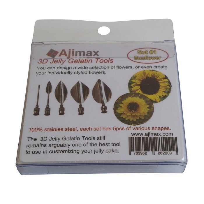 3D Jelly Gelatin Art Tools Gracilaria Jelly 3D Jello Art Cake High Quality 100% Stainless Steel. Free Ebook PDF... N14