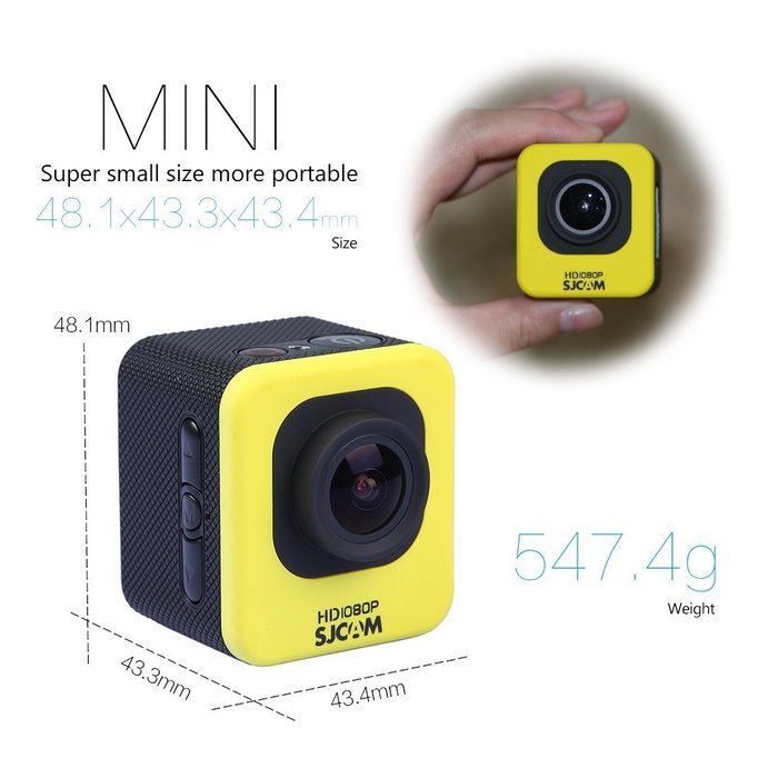 SJCAM Original 12mp 1080p 1.5 Inch LCD Display 170&deg;a+ Hd Wide-angle 4x Zoom Mini Size Portable Micro USB 2.0/hdmi... N20
