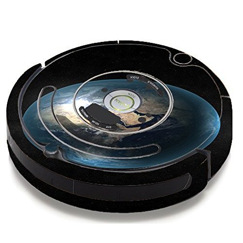 Skin Decal Vinyl Wrap For IRobot Roomba 650 655 Vacuum / Earth