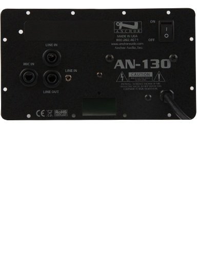 Anchor Audio, White Speaker Monitor w/ Wireless Receiver & Remote Control, AN-130U1RC+ N6