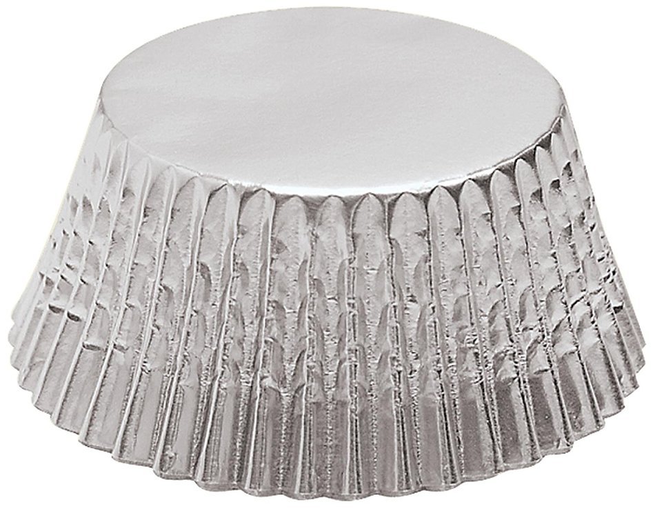 Fox Run Mini Silver Foil Baking Cups, 48-Count