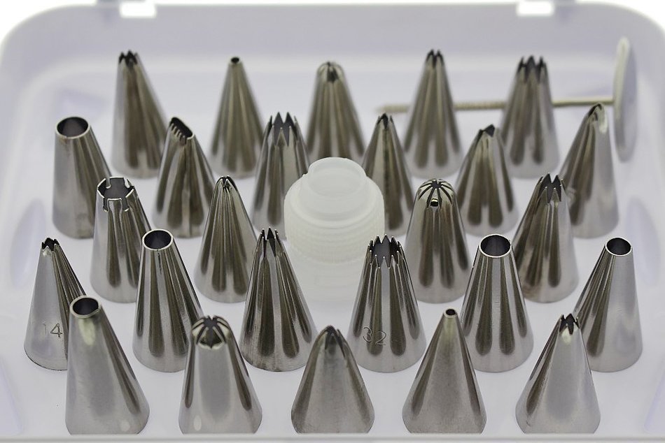 StarSide New 3 Pcs Sphere Ball Tips Russian Icing Piping Nozzles Tips Pastry Cake Fondant Cupcake Buttercream...