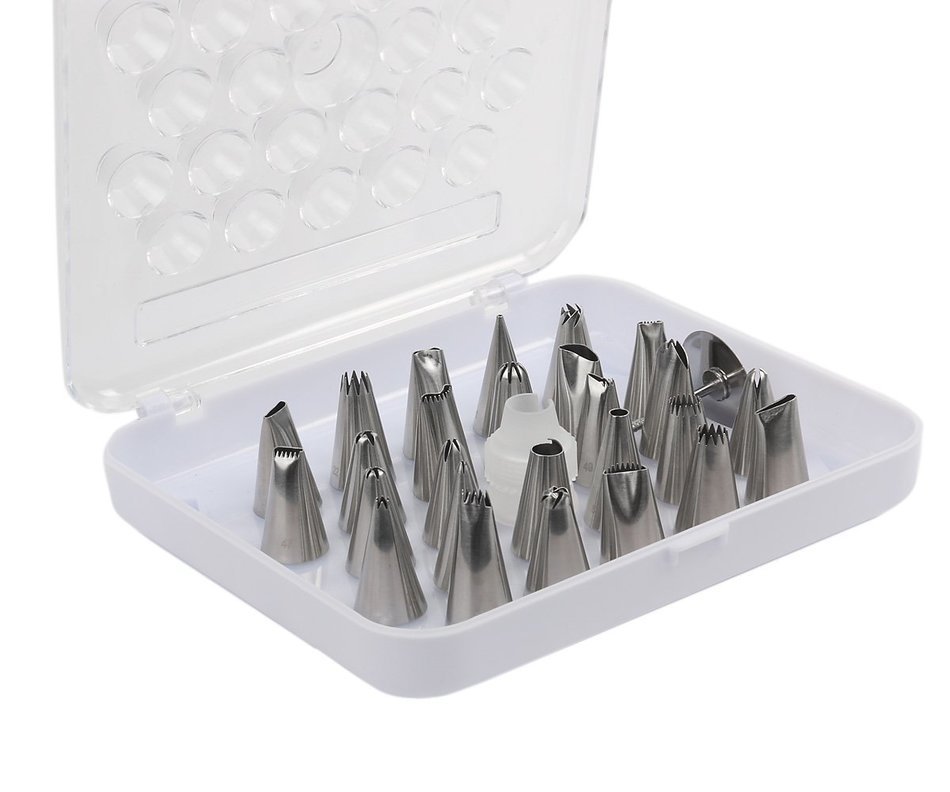 StarSide New 3 Pcs Sphere Ball Tips Russian Icing Piping Nozzles Tips Pastry Cake Fondant Cupcake Buttercream... N2