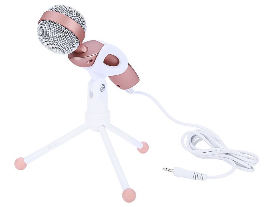 Mini Wired Classic Design Desktop Microphone with Tripod Stand N2