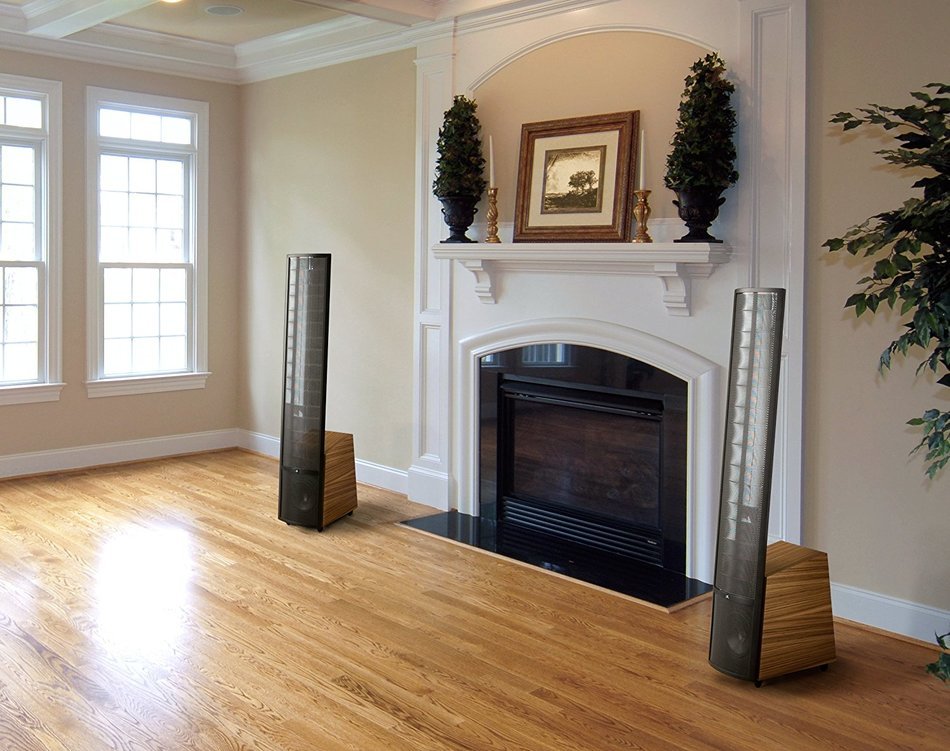 MartinLogan Theos ESL Hybrid Electrostatic Loudspeaker (Black Ash) N9