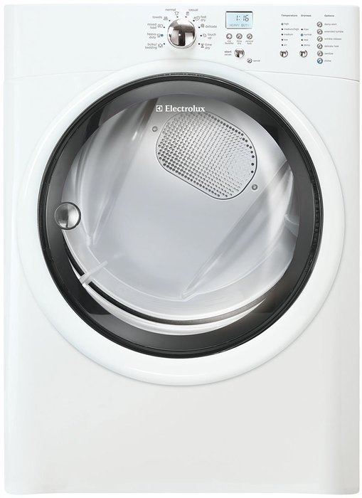 Electrolux EIED50LIWIQ-Touch 8.0 Cu. Ft. White Stackable Electric Dryer