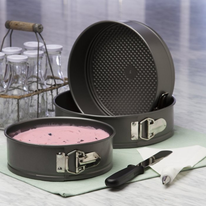 Ecolution Bakeins 3 Piece Springform Pan Set &ndash; PFOA, BPA, and PTFE Free Non-Stick Coating &ndash; Heavy Duty Carbon... N13