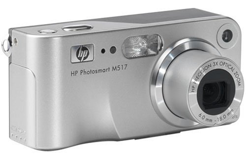 HP Photosmart M517 5.2MP Digital Camera with 3x Optical Zoom (OLD MODEL) N6