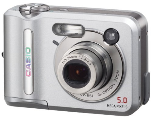 Casio QV-R51 5MP Digital Camera with 3x Optical Zoom N2