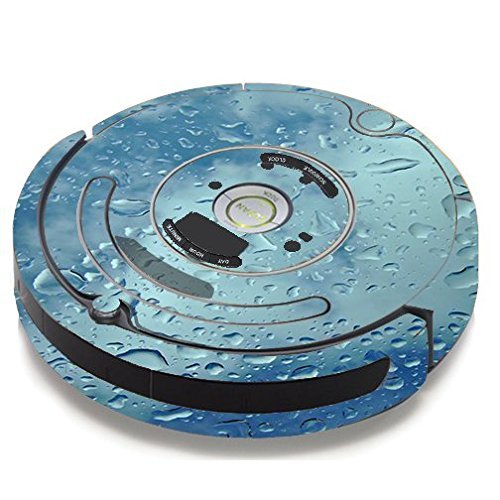 Skin Decal Vinyl Wrap For IRobot Roomba 650 655 Vacuum / Raindrops