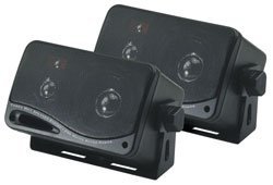 3-Way Mini Box Speakers - 200 Watts Pair-2Pack