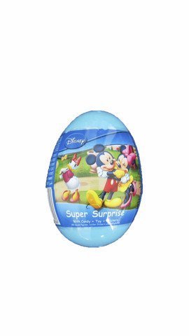 ONE Mickey Mouse plastic surprise egg with toy inside