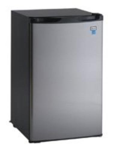 Avanti Model Rm4436ss - 4.4 Cf Counterhigh Refrigerator - Black W/stainless Steel Door - 4.40 Ft - Manual Defrost...