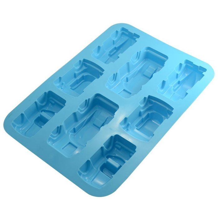2 Pcs Car Mold Silicone Jello Chocolate Pudding Non-stick Bread Cake Mold Baking Roasting Mould and Baking Pan N3