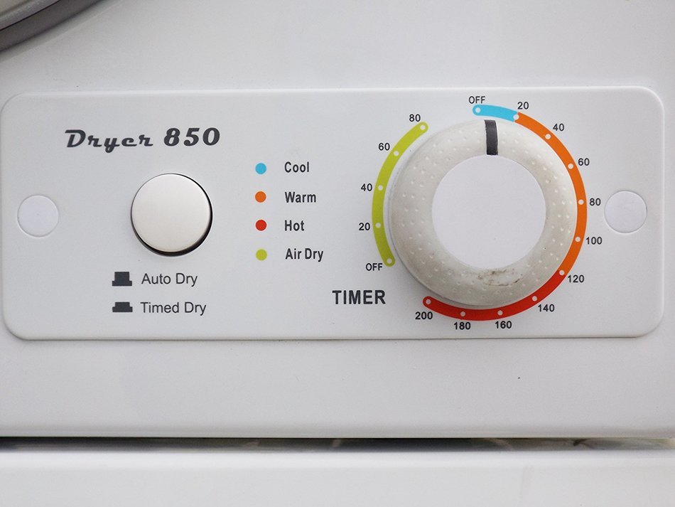 Majestic 13 lb.Compact Short Dryer in White with Silver Trim MJ850D coming with Wrinkle guard and Venting option. N7