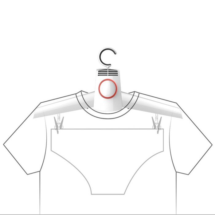 Portable Hanger Clothes Dryer One Button Control PTC Ceramic Heating Dual Mode PALADIA N8