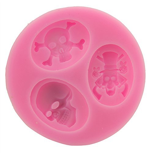 Let'S Diy Skull Shape Fondant Silicone Cake Molds Tools 3D Candy Soap Chocolate Silicone Mould Silicone Kitchen... N2