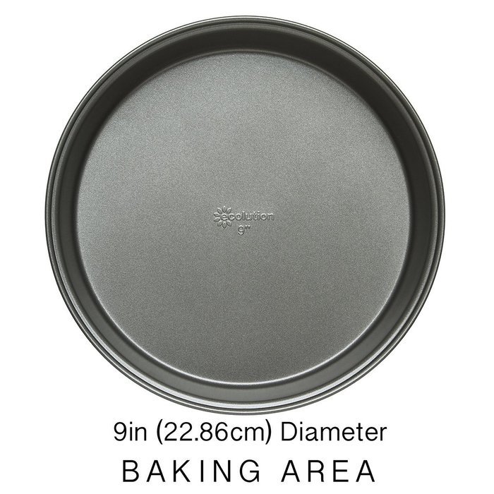 Ecolution Bakeins 3 Piece Springform Pan Set &ndash; PFOA, BPA, and PTFE Free Non-Stick Coating &ndash; Heavy Duty Carbon... N15