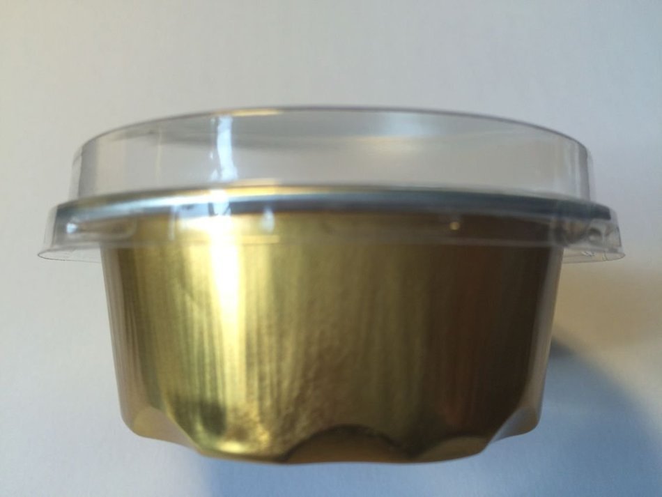 KEISEN 4 2/5" Disposable Aluminum Foil Cups 235ml 8oz 100/PK for Muffin Cupcake Baking Bake Utility Ramekin Cup... N2