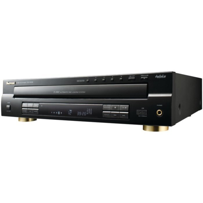 Sherwood CDC-5506 New Black 5-Disc CD Changer W/USB Consumer Electronics