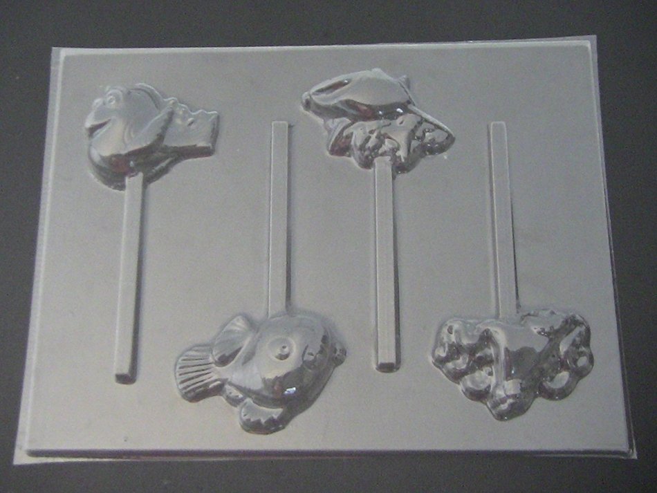 Meno Fish Dory Hank Destiny Chocolate Candy Lollipop Mold