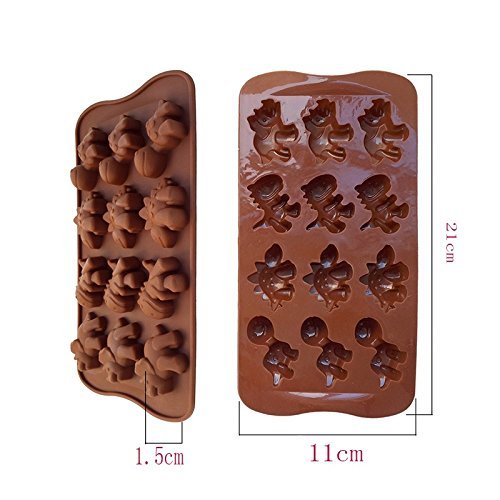 WOWAROSHI 1Pcs Different Dinosaur type silicone cake Chocolate Mold Jelly Mold Cake Moulds Bakeware N3