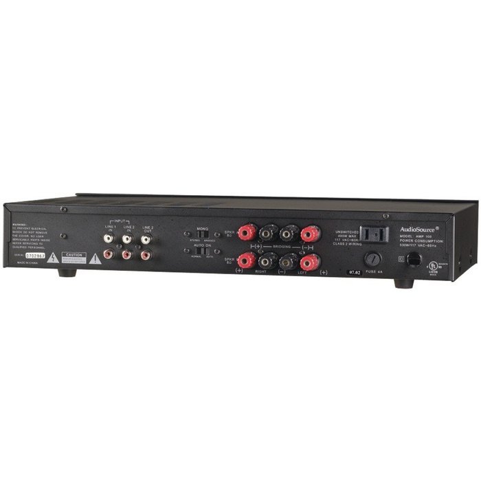 AudioSource AMP 210 90-Watt Stereo 250-Watt Mono Power Amplifier (Black)