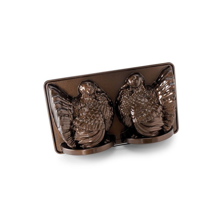 Nordic Ware Haunted Skull Cakelet Pan, Bronze N18