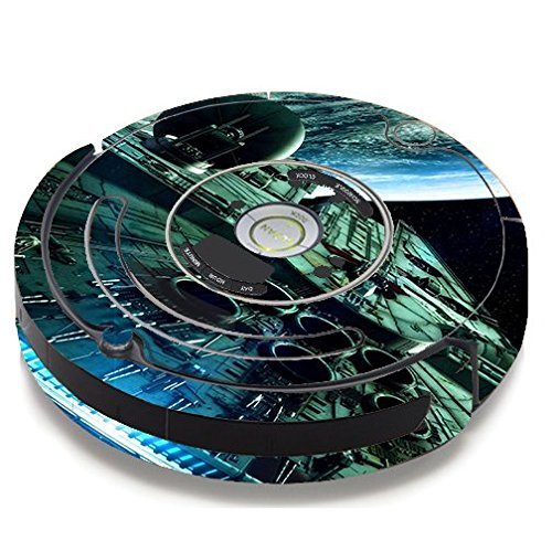 Skin Decal Vinyl Wrap For IRobot Roomba 650 655 Vacuum / Spaceship