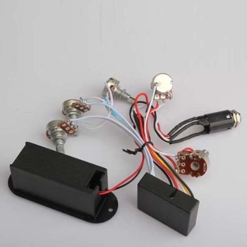 Vktech 3 Band EQ Preamp Circuit For Bass Pickup Active N3