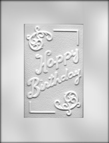 CK Products "Happy Birthday" Greeting Card Chocolate Mold
