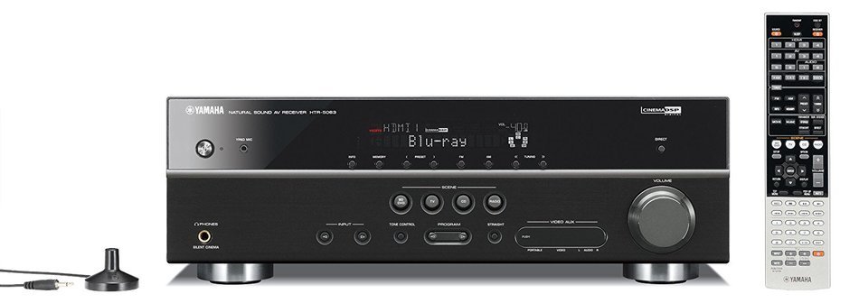 Yamaha HTR-5063BL 630-Watt 7.1 Channel AV Receiver (Each, Black) (Discontinued by Manufacturer) N2